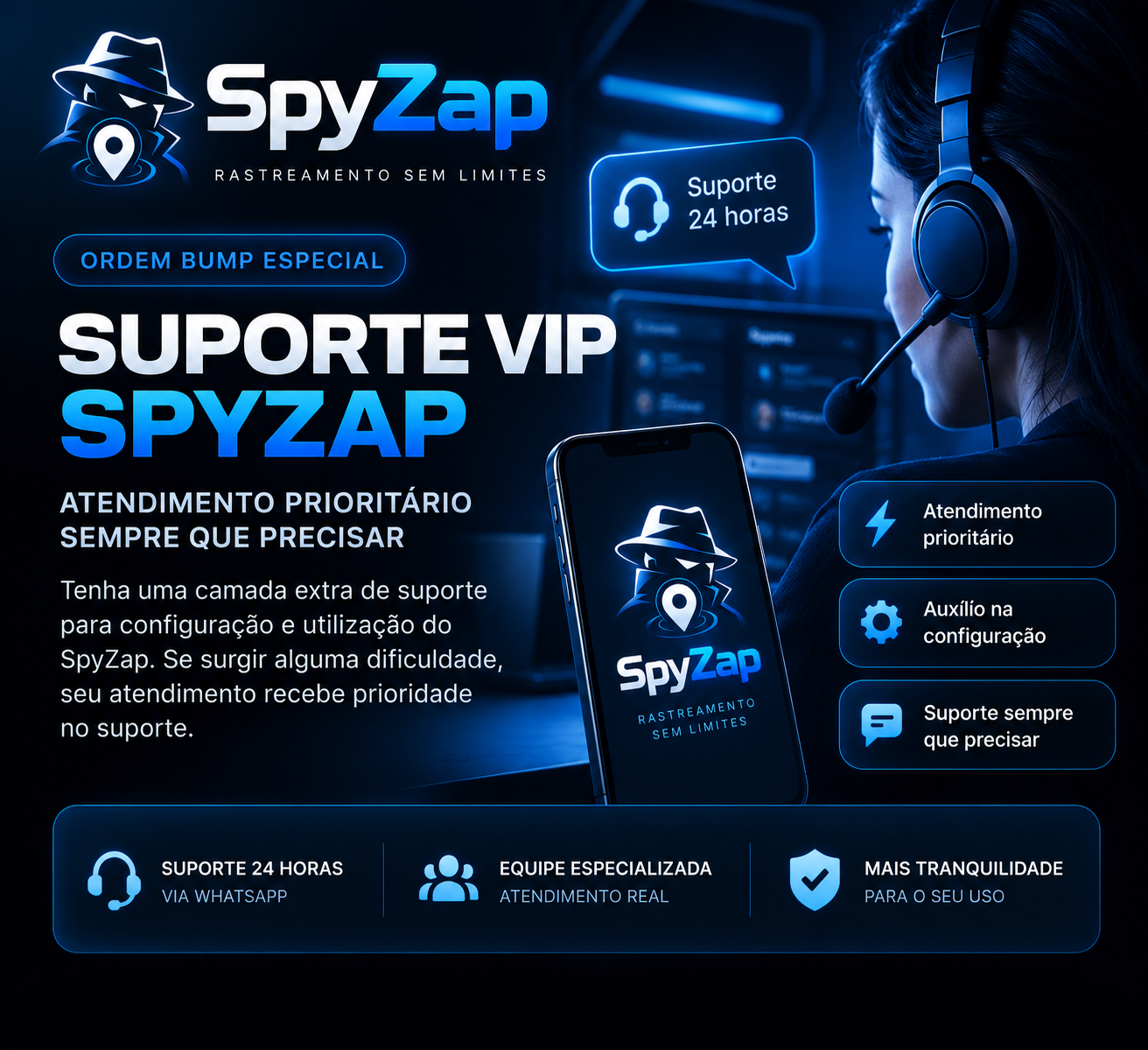 Suporte VIP SpyZap